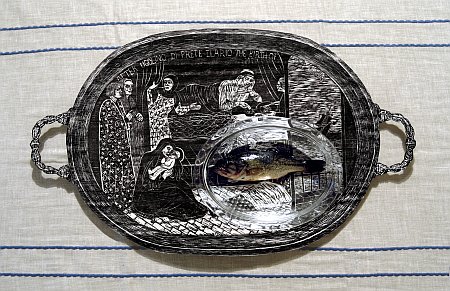 Click the image for a view of: Birthing Tray - Fish. 2006. digital print