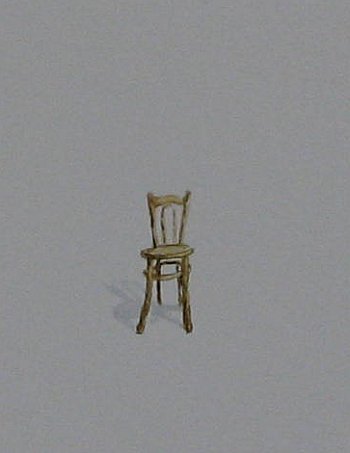 Click the image for a view of: Chair 8 detail. 2008. Watercolour. 420 X 295mm