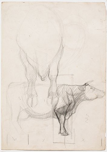 Click the image for a view of: Drawing 16. - circa 1989. Pencil on paper. 320X455mm