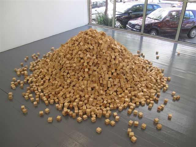 Click the image for a view of: Installation III. 2008. Wood