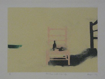 Click the image for a view of: Robert Hodgins. Still life. 2009. Monotype
