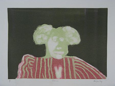 Click the image for a view of: Robert Hodgins. Woman. 2009. Monotype