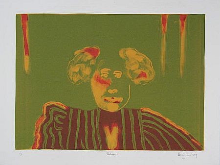 Click the image for a view of: Robert Hodgins. 2009. Seance. Monotype