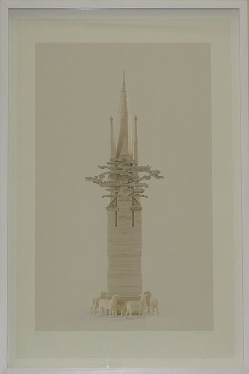 Click the image for a view of: Colin Richards. Ivory Tower. 2009. Digital print. Edition 5. 1030X665mm