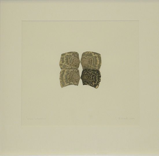 Click the image for a view of: Colin Richards. Slow Literature. 2009. Watercolour. Visible dimension 350X310mm