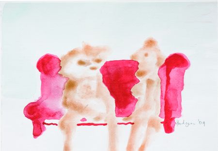 Click the image for a view of: Watercolour 18. 2009. Watercolour. 208X297mm