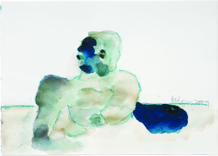 Click the image for a view of: Watercolour 19. 2009. Watercolour, watercolour pencil. 208X295mm