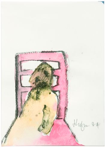 Click the image for a view of: Watercolour 28. 2009. Watercolour, pencil. 208X146mm