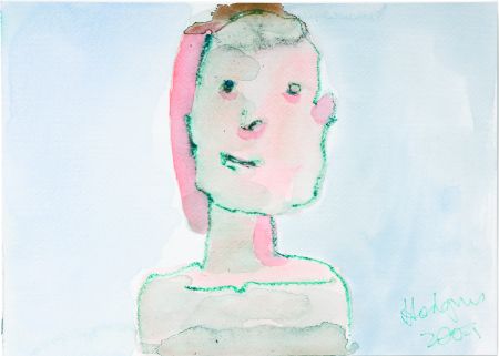 Click the image for a view of: Watercolour 38. 2009. Watercolour, watercolour pencil. 208X295mm