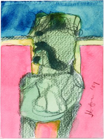 Click the image for a view of: Watercolour 42. 2009. Watercolour, pencil.