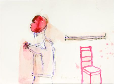 Click the image for a view of: Watercolour 43. 2009. Watercolour, watercolour pencil. 270X370mm