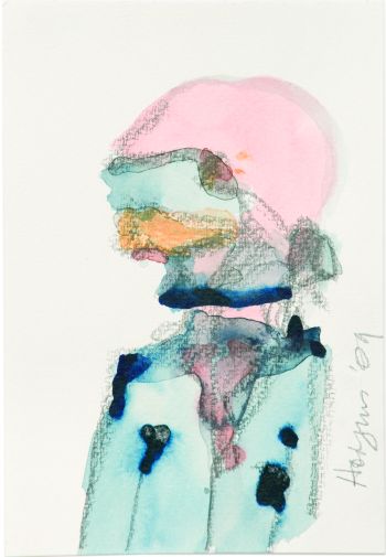 Click the image for a view of: Watercolour 46. 2009. Watercolour, pencil. 147X103mm