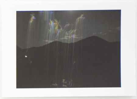 Click the image for a view of: Glowstick Northern Light - Vredefort Dome. 2009. Digital print. Edition 10. 500X705mm
