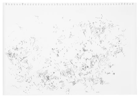 Click the image for a view of: Space between the stars, Sutherland 2. 2009. Pen & ink. 295X420mm