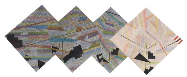 Click the image for a view of: Intersect 2. 2010. Pastel on paper
