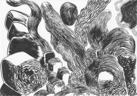 Click the image for a view of: 8. 2011. ink on paper. 210 x 297mm