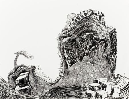 Click the image for a view of: 012. 2010. ink on paper. 500 x 700mm