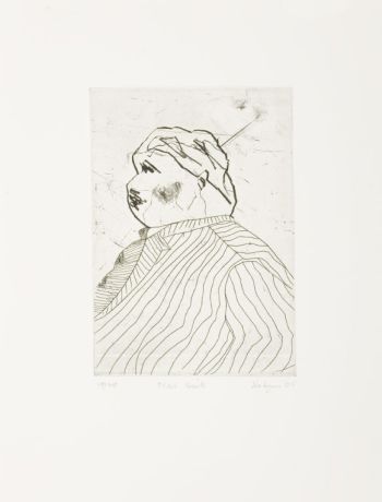 Click the image for a view of: Robert Hodgins. New suit. 2005. Etching. 19/20. 365X280 mm