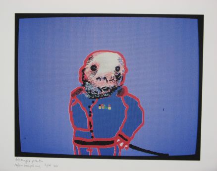 Click the image for a view of: Robert Hodgins. Officers and Gents 5. 1998/2001. Digital print. 10/20. 305X390mm