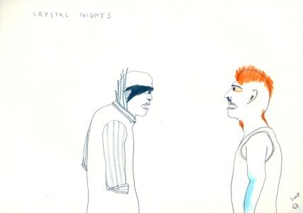 Click the image for a view of: Willie Saayman. CRYSTAL NIGHTS. 2008. Coloured pencil, pencil on paper. 210X296 mm
