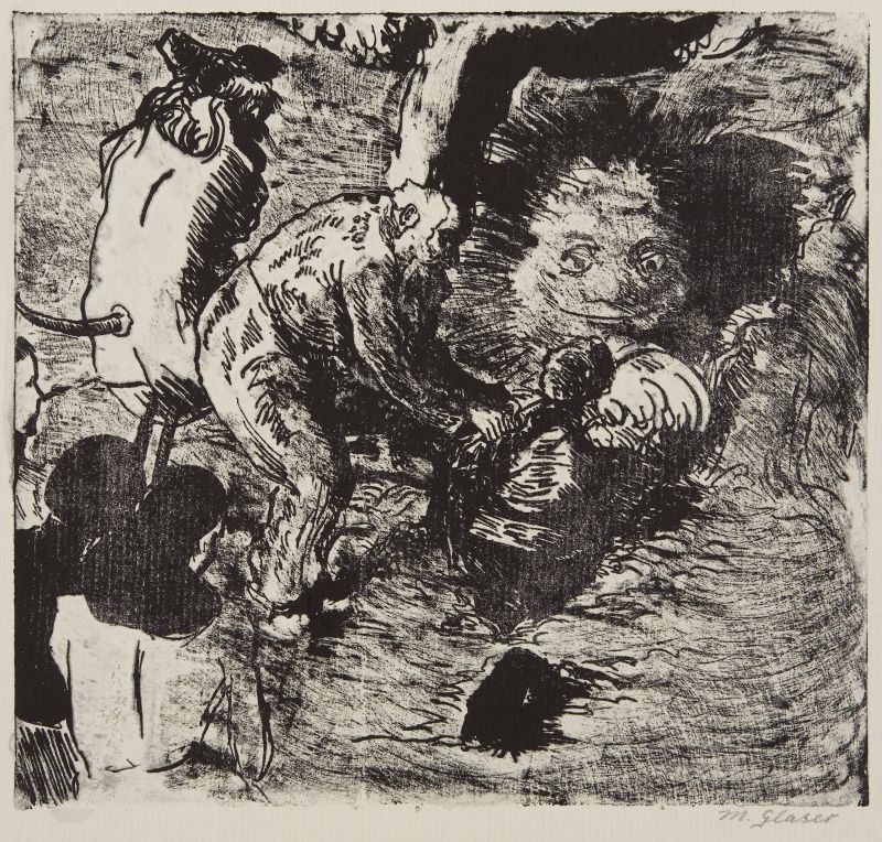 Click the image for a view of: Untitled. Lithograph. Image size 259X279mm