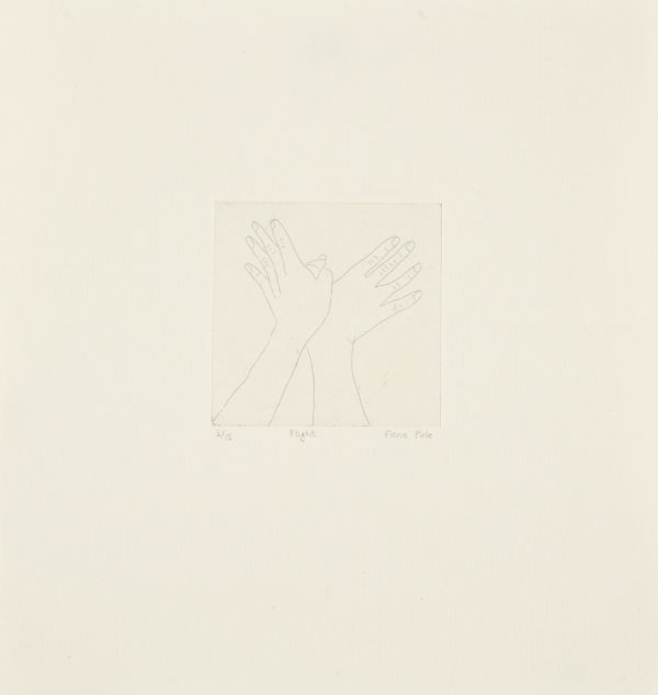 Click the image for a view of: Flight: Flight. 2011. Etching. Edition 15. 185X170mm