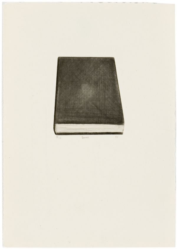 Click the image for a view of: Small object: Book. 2011. Etching with roulette wheel. Edition 15. 175X115mm