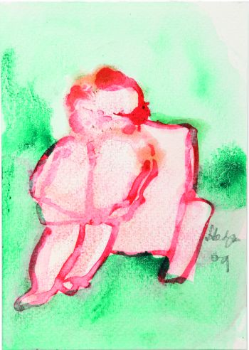 Click the image for a view of: Watercolour 36. 2009. Watercolour. 147X108mm