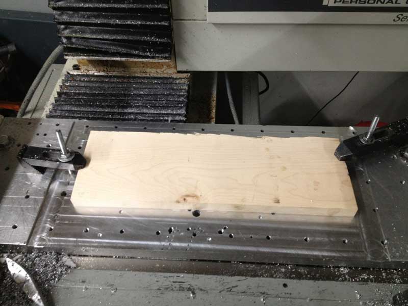 Click the image for a view of: Wood on the router